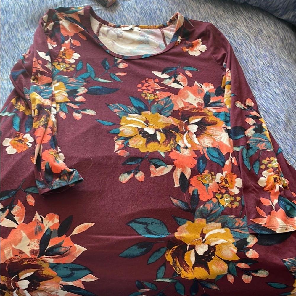 Floral Long Sleeve Dress